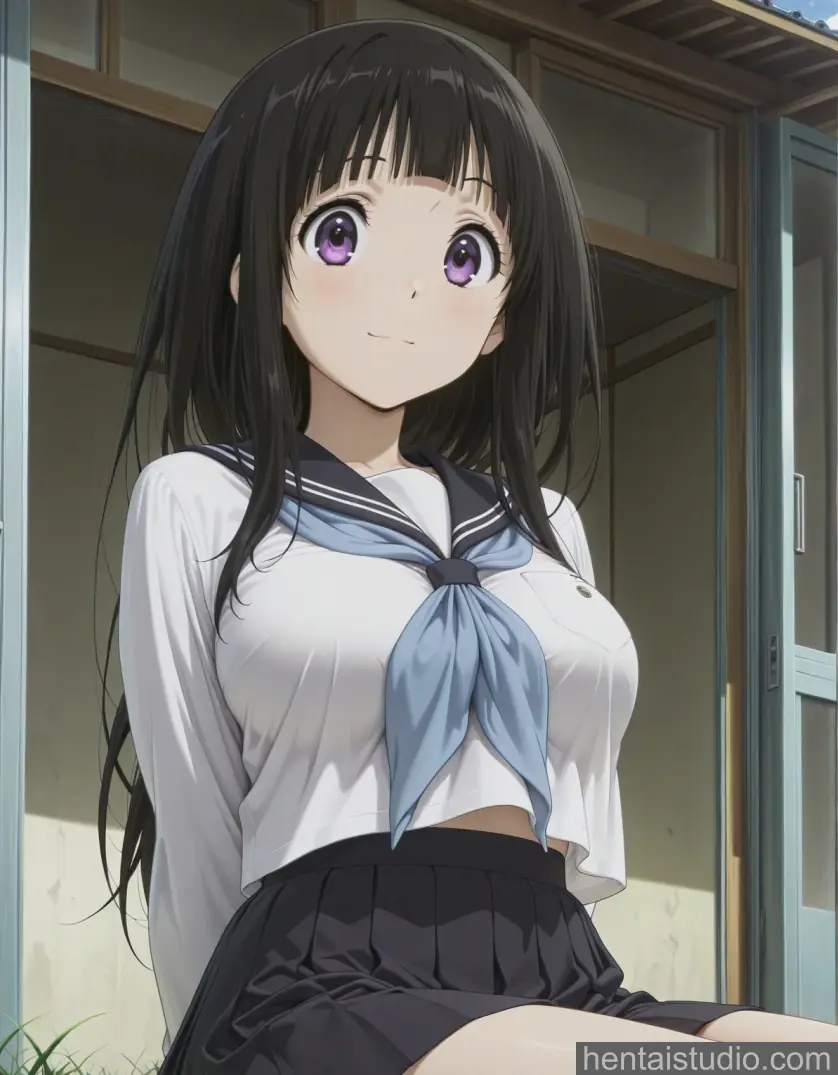 Eru Chitanda from Hyouka hentai art 72 of 81