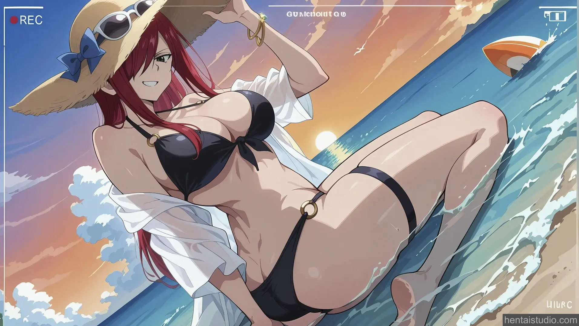 Erza Scarlet from Fairy Tail hentai art 101 of 143