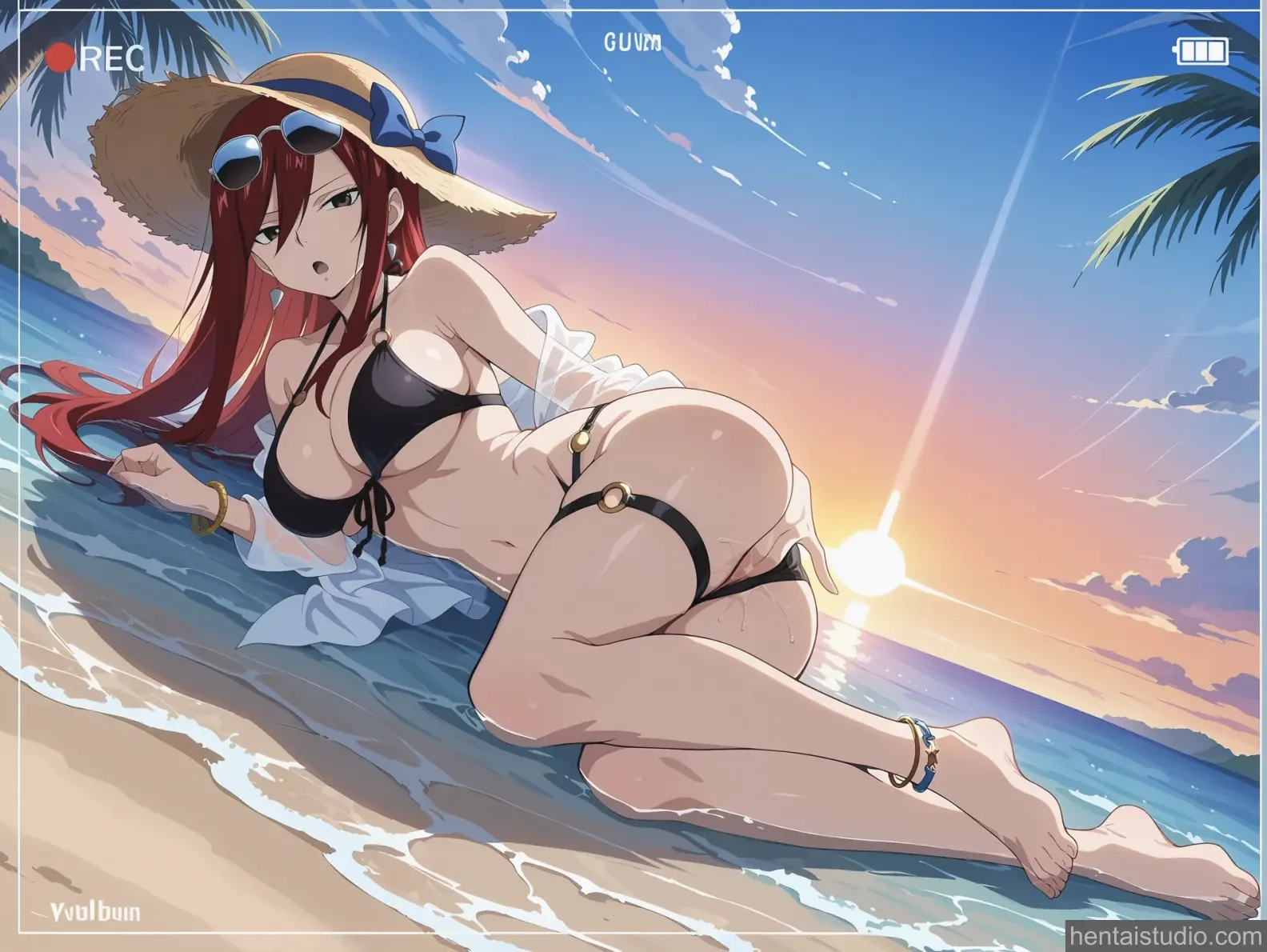 Erza Scarlet from Fairy Tail hentai art 102 of 143
