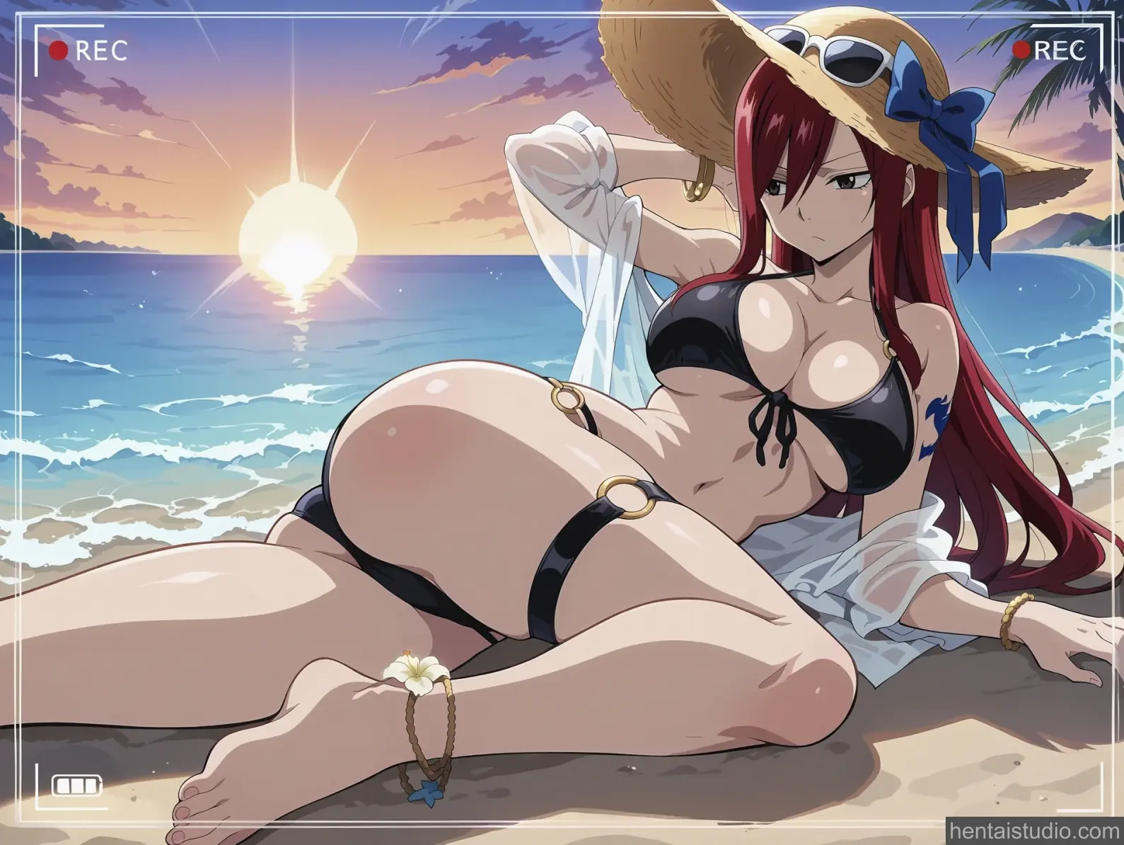 Erza Scarlet from Fairy Tail hentai art 104 of 143