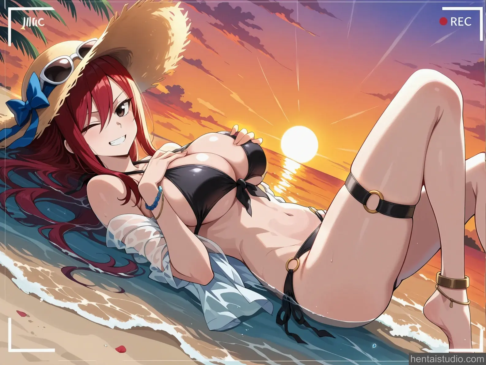 Erza Scarlet from Fairy Tail hentai art 105 of 143