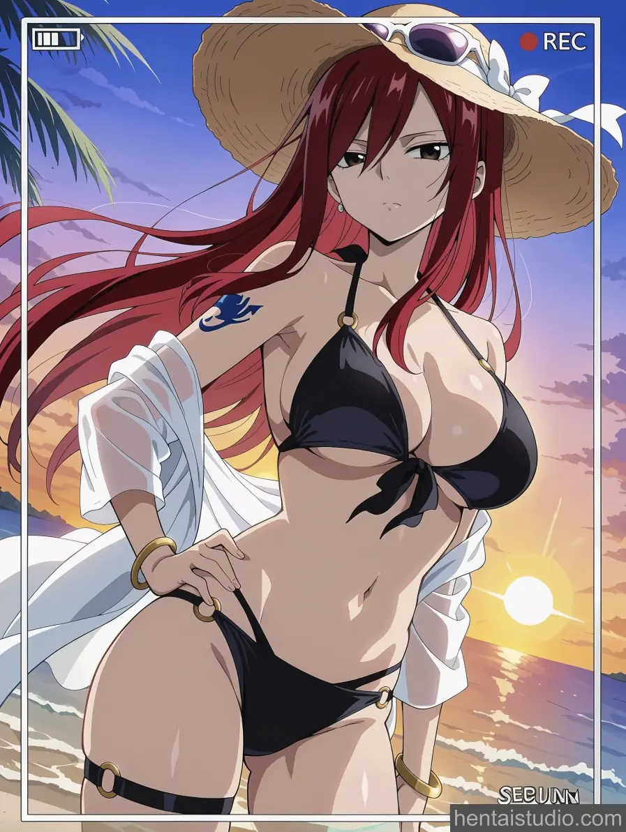 Erza Scarlet from Fairy Tail hentai art 106 of 143