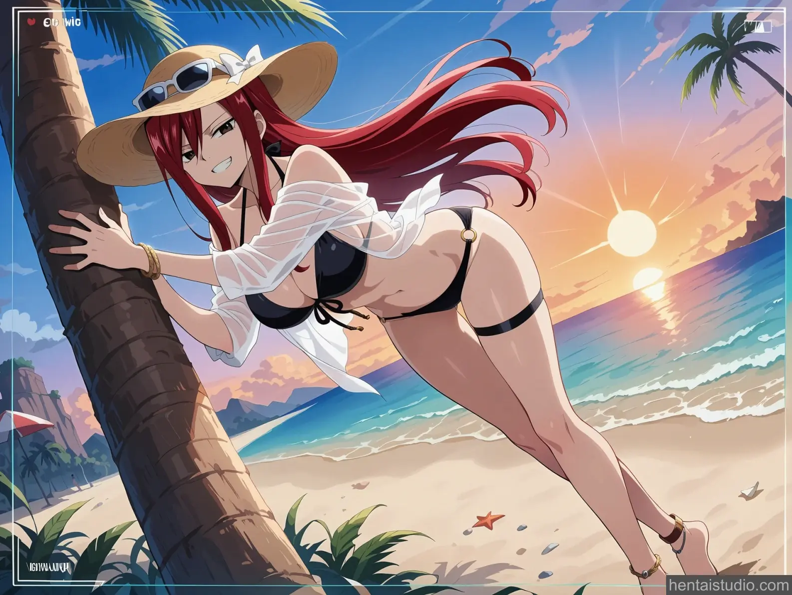 Erza Scarlet from Fairy Tail hentai art 107 of 143