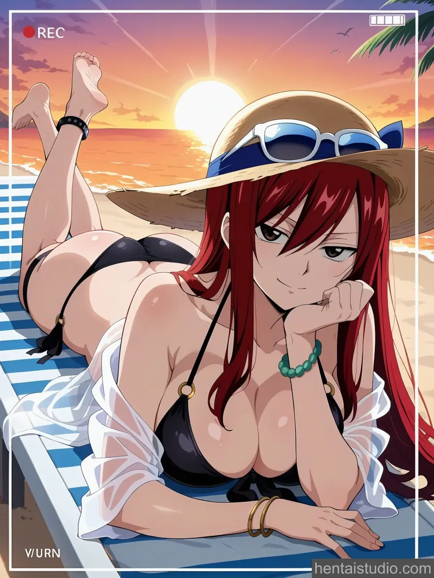 Erza Scarlet from Fairy Tail hentai art 109 of 143