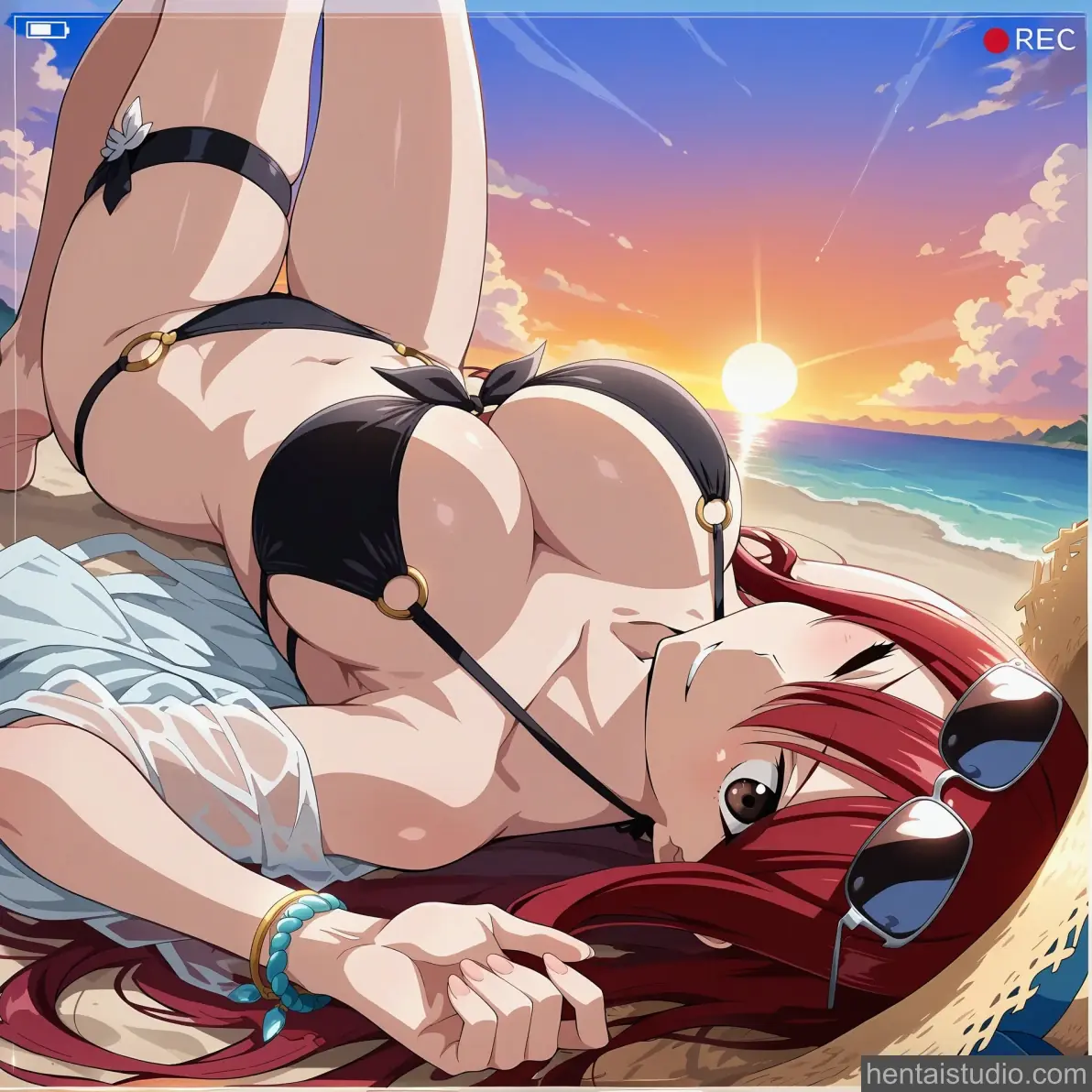 Erza Scarlet from Fairy Tail hentai art 110 of 143