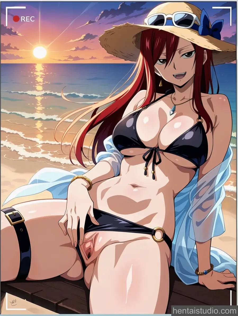 Erza Scarlet from Fairy Tail hentai art 111 of 143