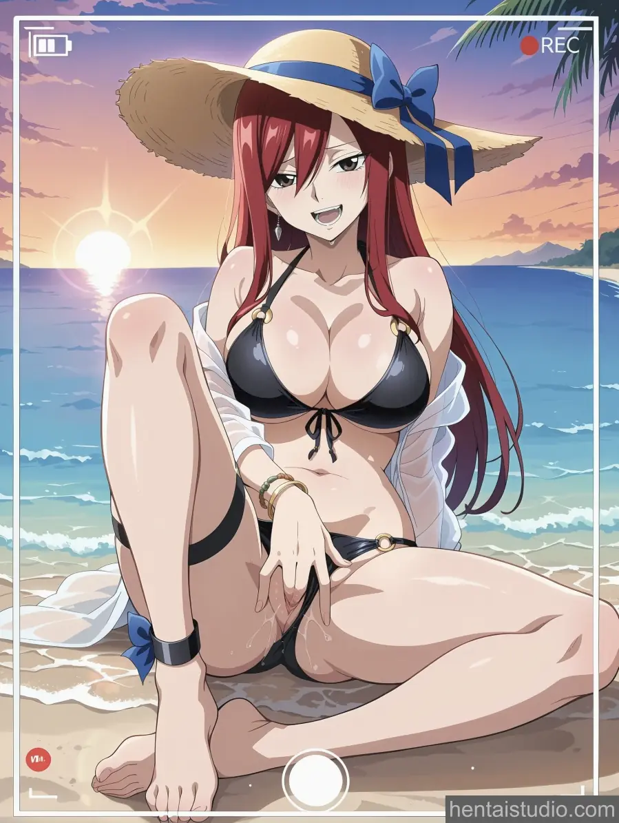 Erza Scarlet from Fairy Tail hentai art 113 of 143