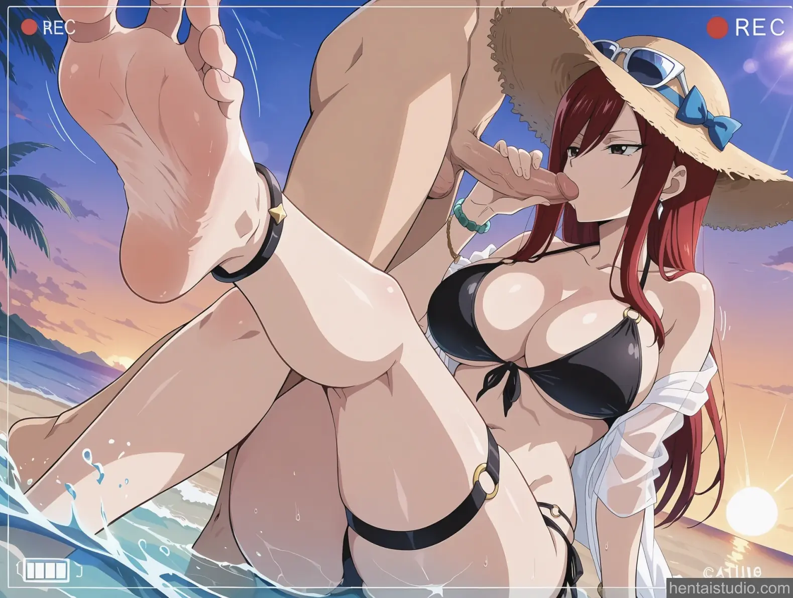 Erza Scarlet from Fairy Tail hentai art 117 of 143