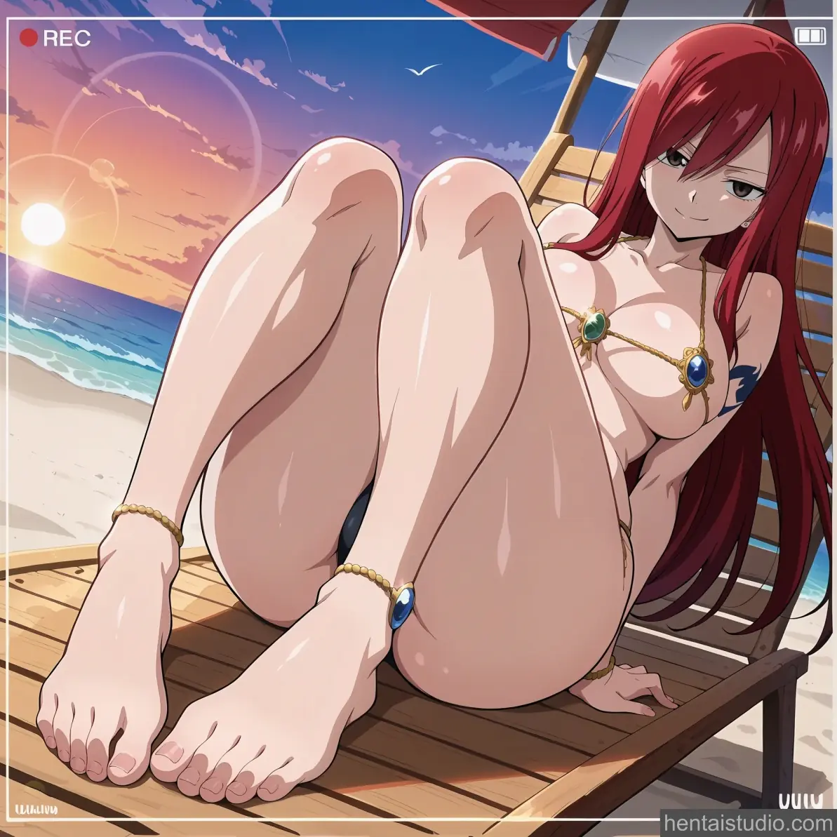 Erza Scarlet from Fairy Tail hentai art 12 of 143