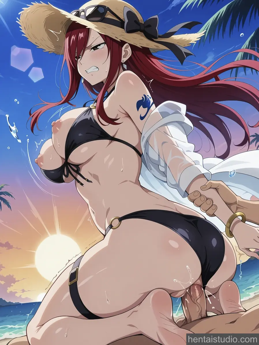 Erza Scarlet from Fairy Tail hentai art 121 of 143