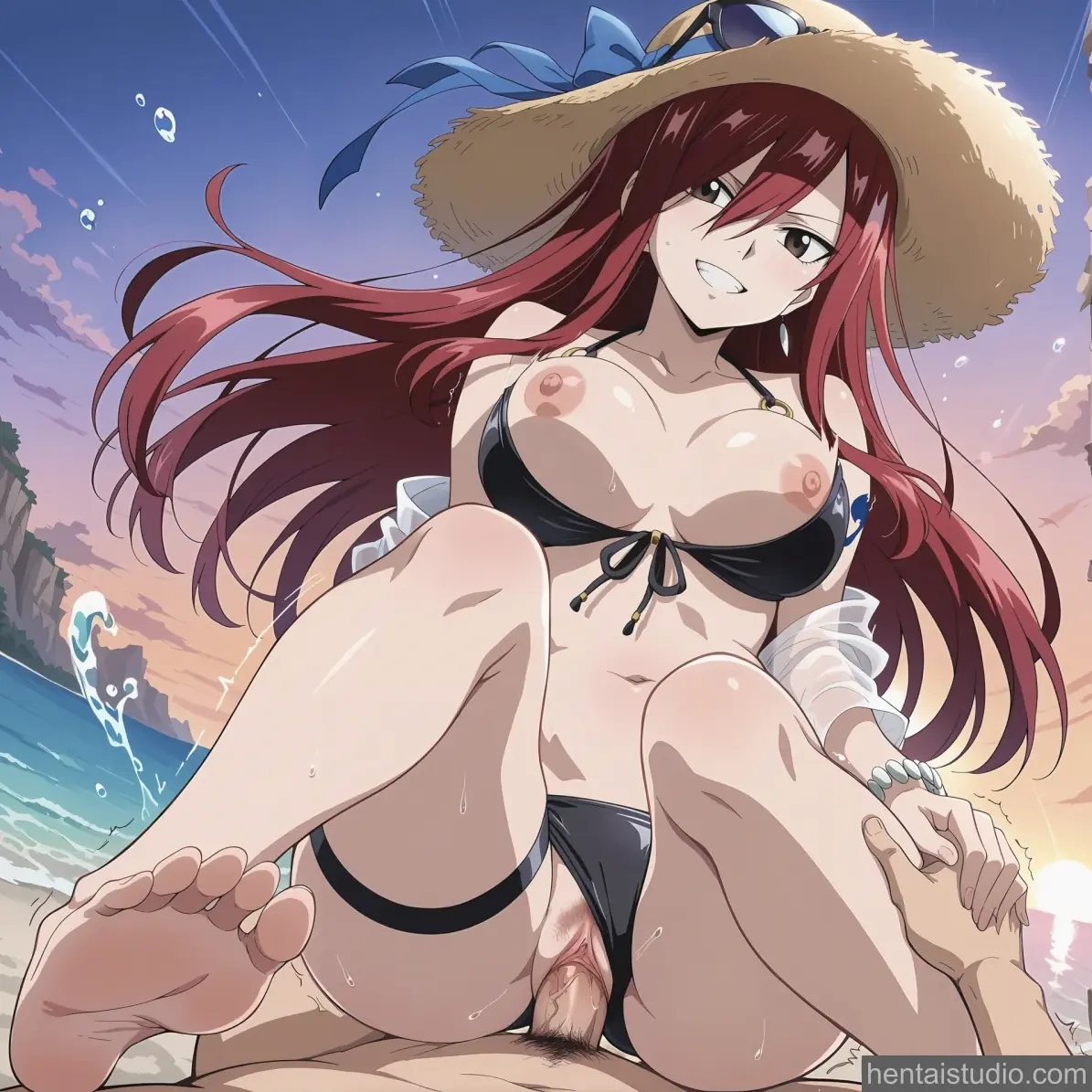 Erza Scarlet from Fairy Tail hentai art 123 of 143