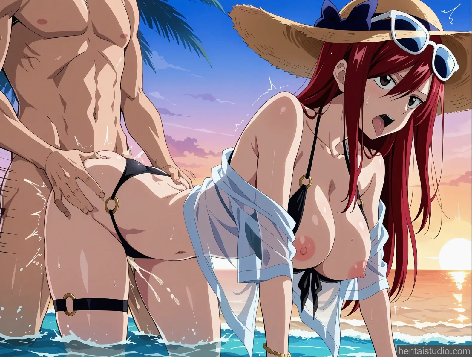 Erza Scarlet from Fairy Tail hentai art 130 of 143