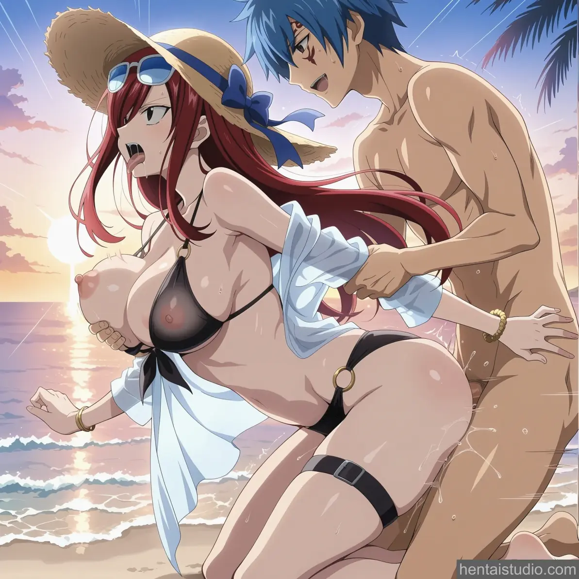 Erza Scarlet from Fairy Tail hentai art 132 of 143