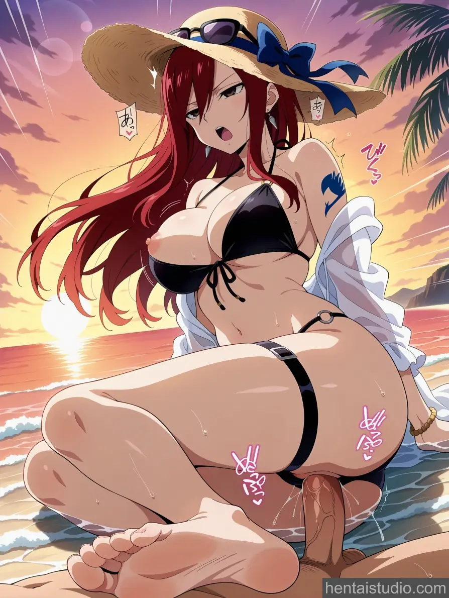 Erza Scarlet from Fairy Tail hentai art 133 of 143