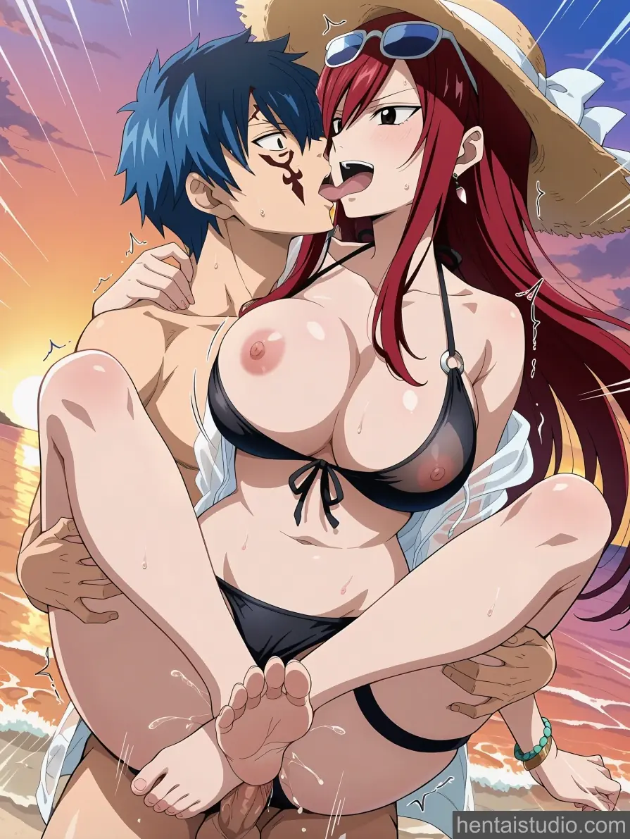 Erza Scarlet from Fairy Tail hentai art 135 of 143