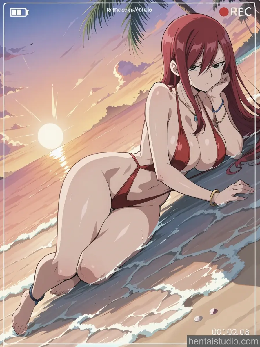 Erza Scarlet from Fairy Tail hentai art 47 of 143