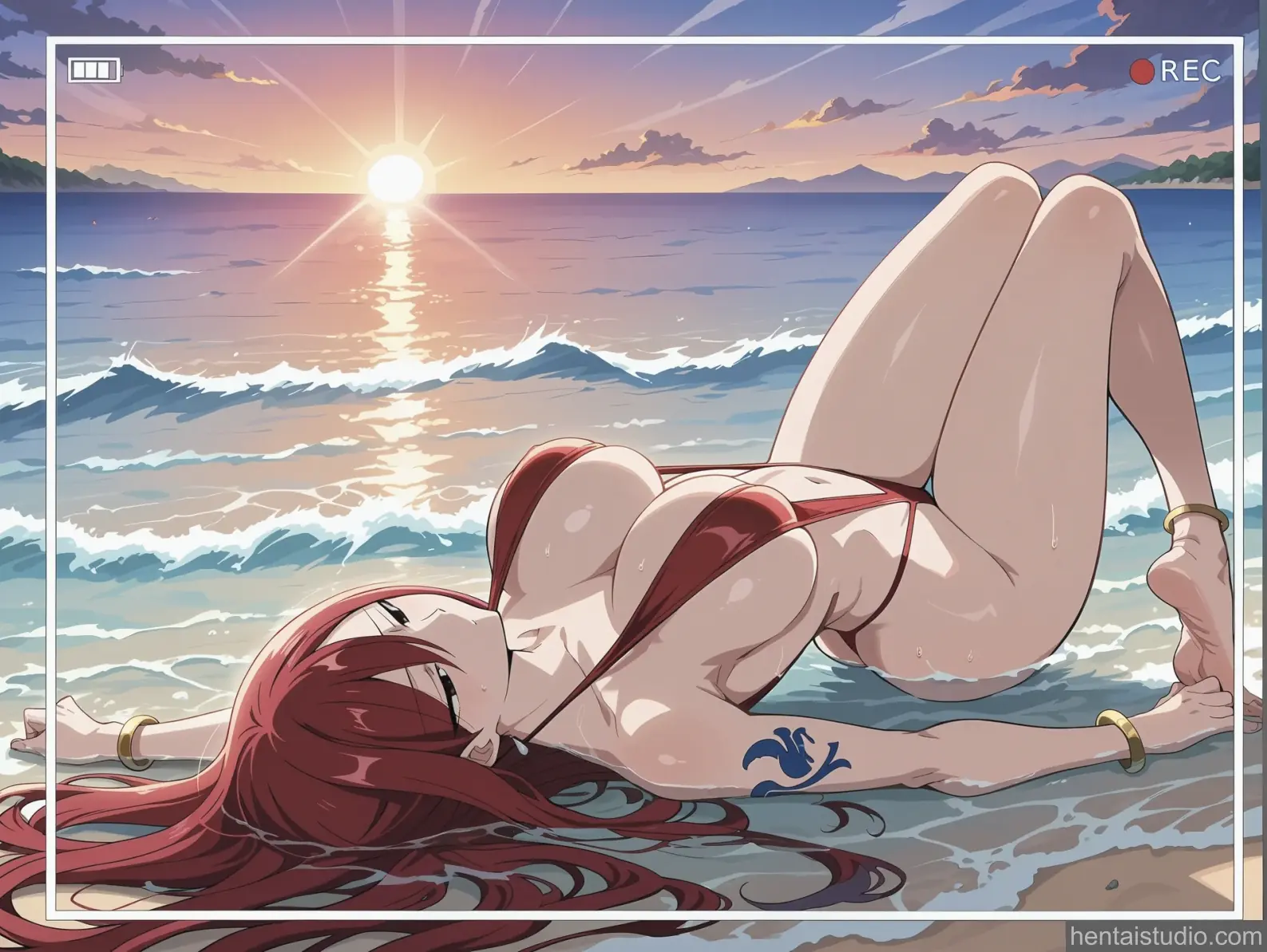 Erza Scarlet from Fairy Tail hentai art 50 of 143