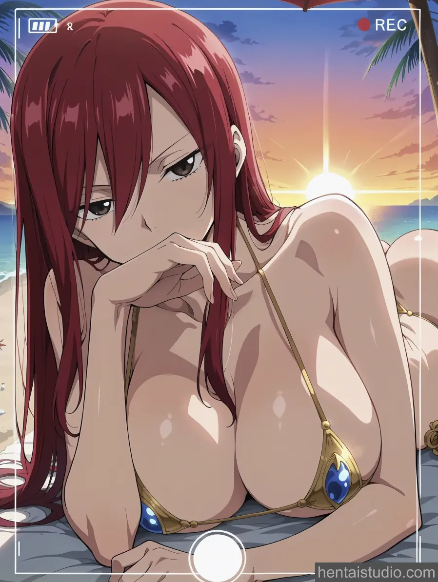 Erza Scarlet from Fairy Tail hentai art 7 of 143