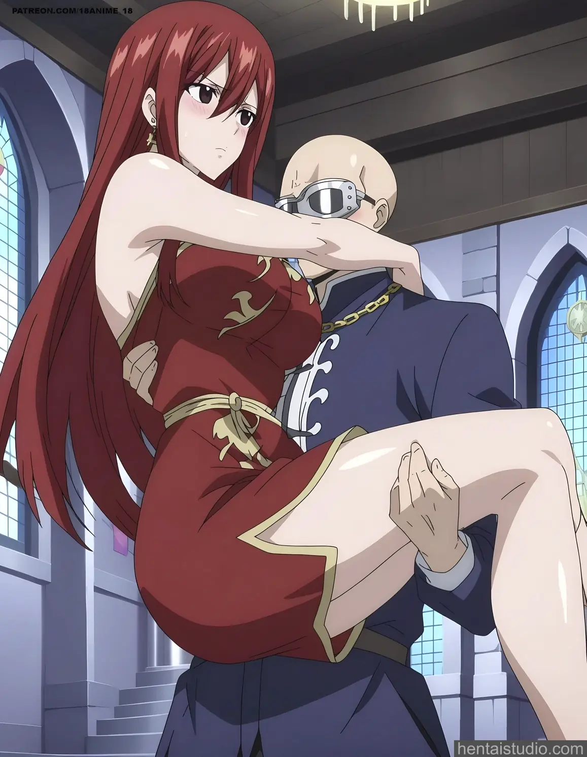 Erza Scarlet from Fairy Tail hentai art 79 of 124