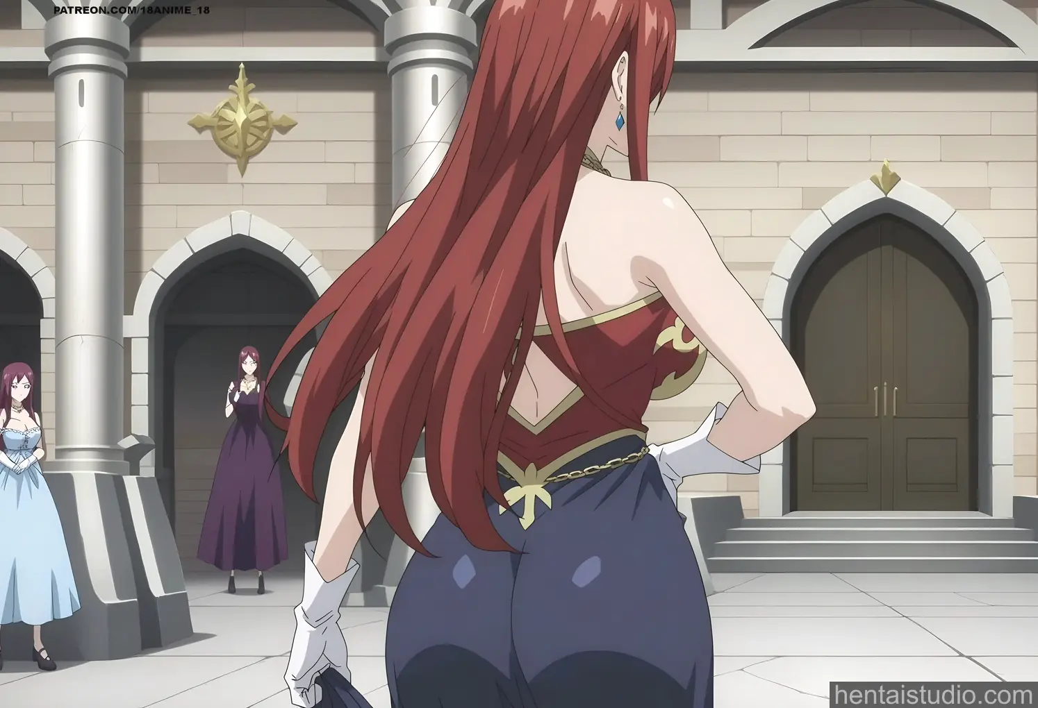 Erza Scarlet from Fairy Tail hentai art 86 of 124