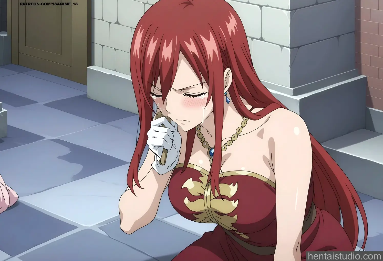 Erza Scarlet from Fairy Tail hentai art 87 of 124