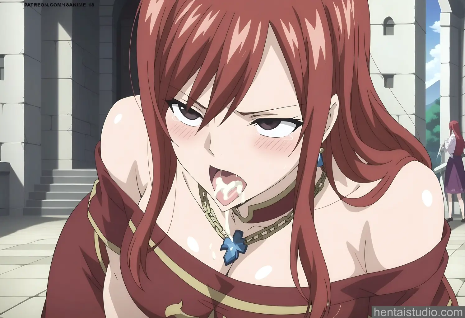 Erza Scarlet from Fairy Tail hentai art 90 of 124