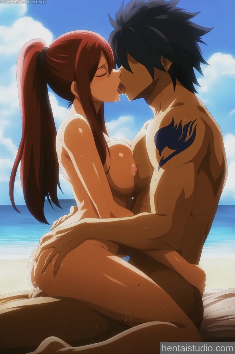 Erza Scarlet from Fairy Tail hentai art 5 of 25