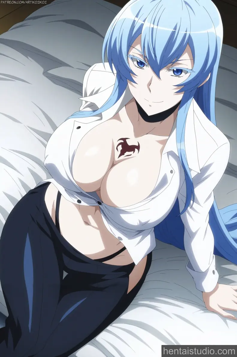 Esdeath from Akame Ga Kill hentai art 2 of 12