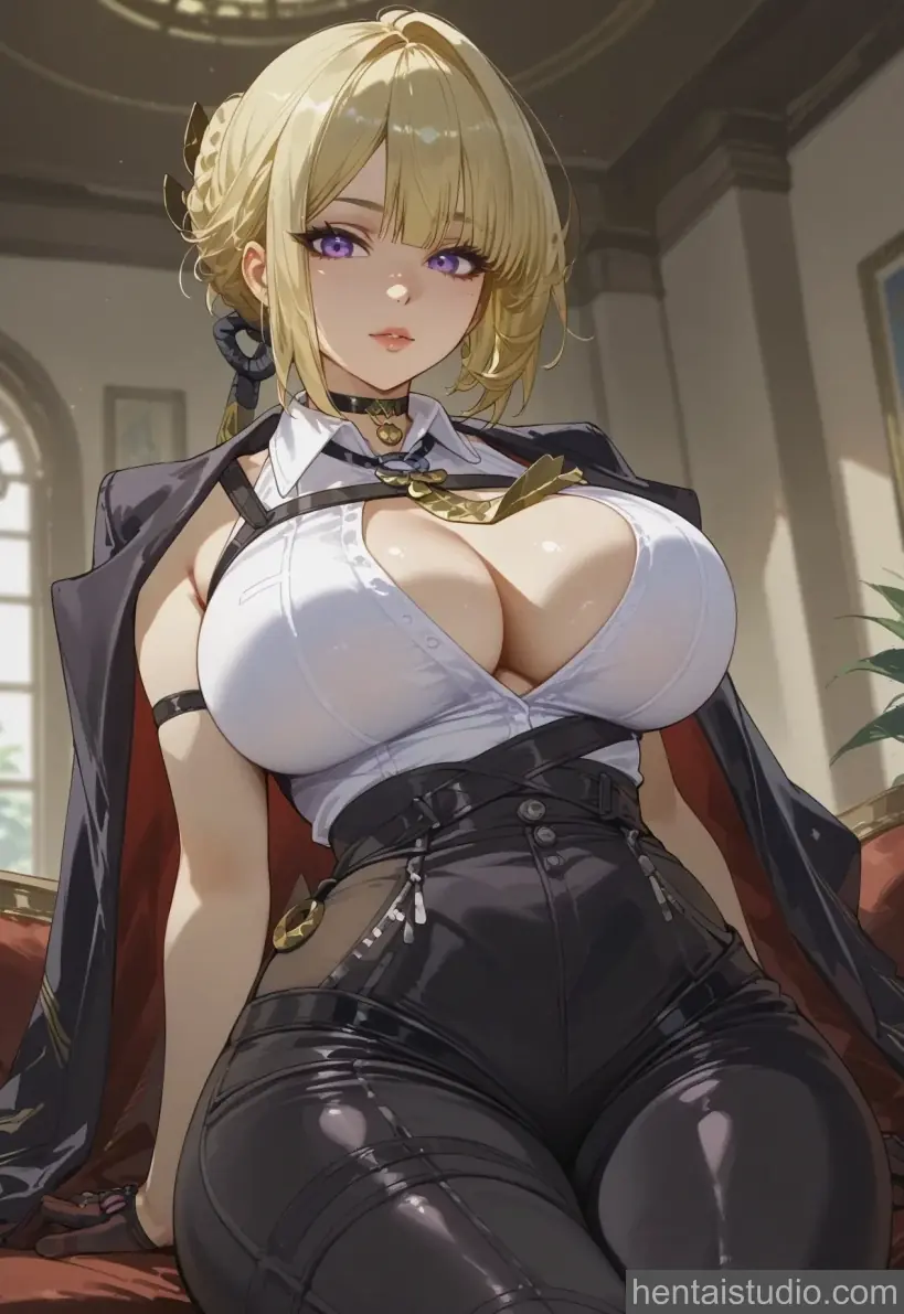 Evelyn from Zenless Zone Zero hentai art 44 of 100