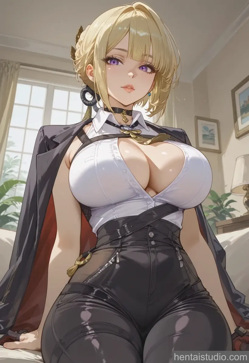 Evelyn from Zenless Zone Zero hentai art 88 of 100