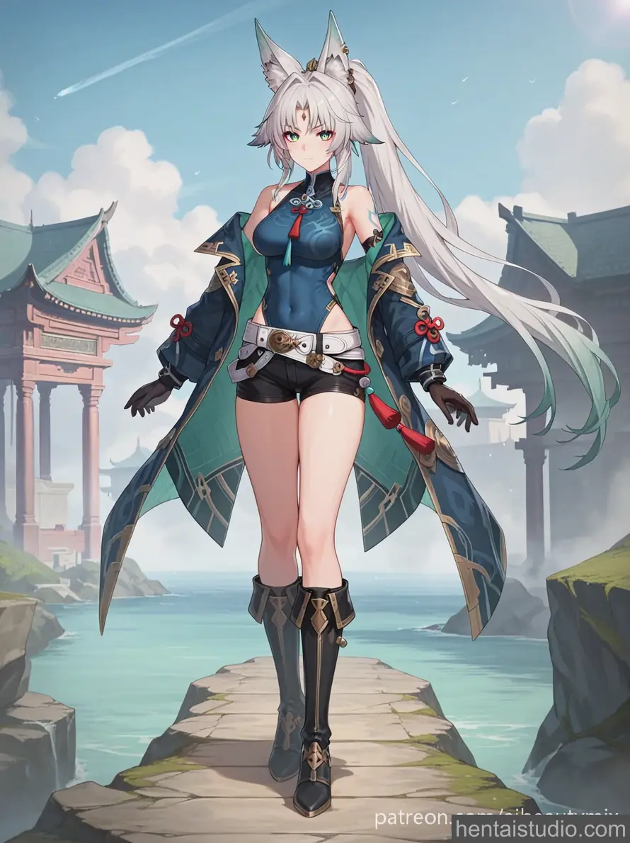 Feixiao from Honkai Star Rail hentai art 1 of 22