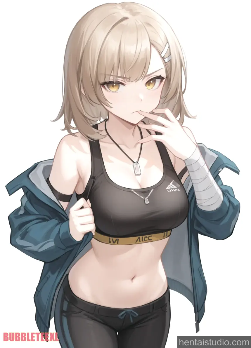 Firewhistle from Arknights hentai art 9 of 41