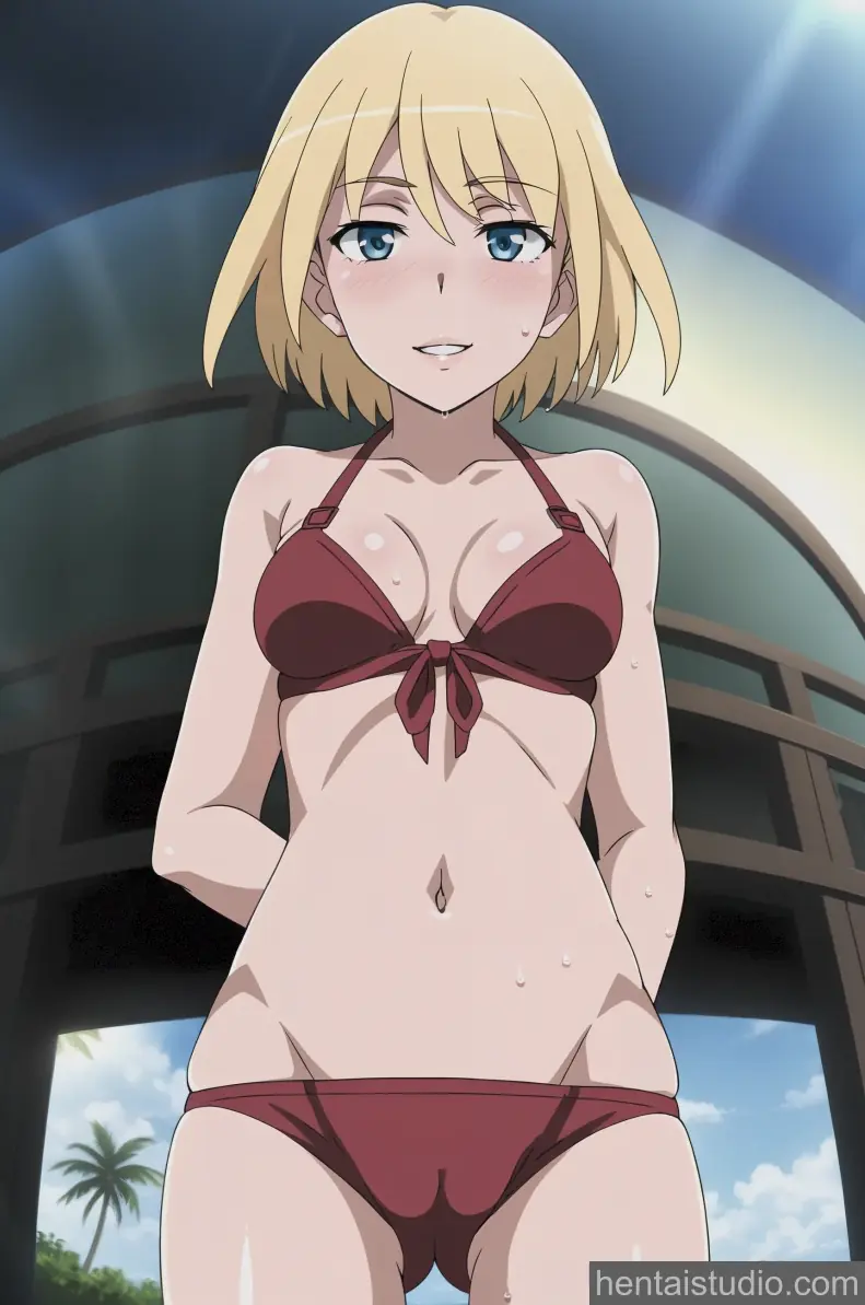 Floris | A Certain Magical Index – hentai anime character, Floris, A Certain Magical Index, Toaru Majutsu No Index, Blonde, Bikini, Skirt, Cute, Creampie, Blowjob