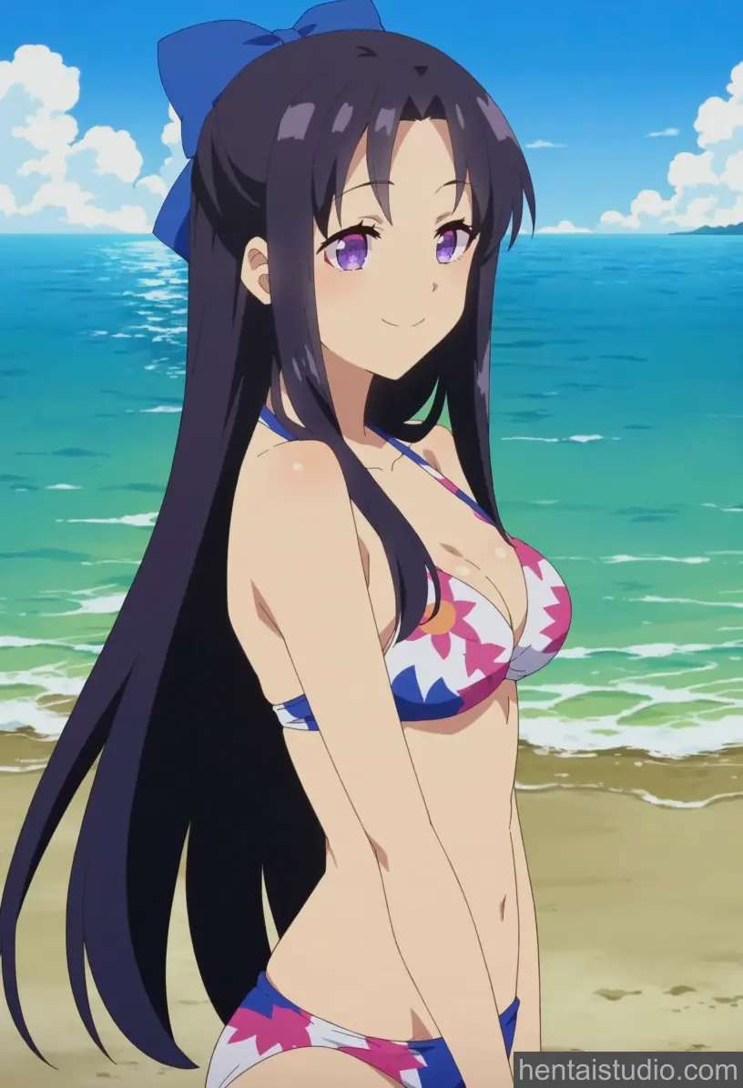 Fraurem | Farming Life In Another World – hentai anime character, Fraurem, Farming Life In Another World, Isekai Nonbiri Nouka, Bikini, Beach, Panties, Footjob, Handjob