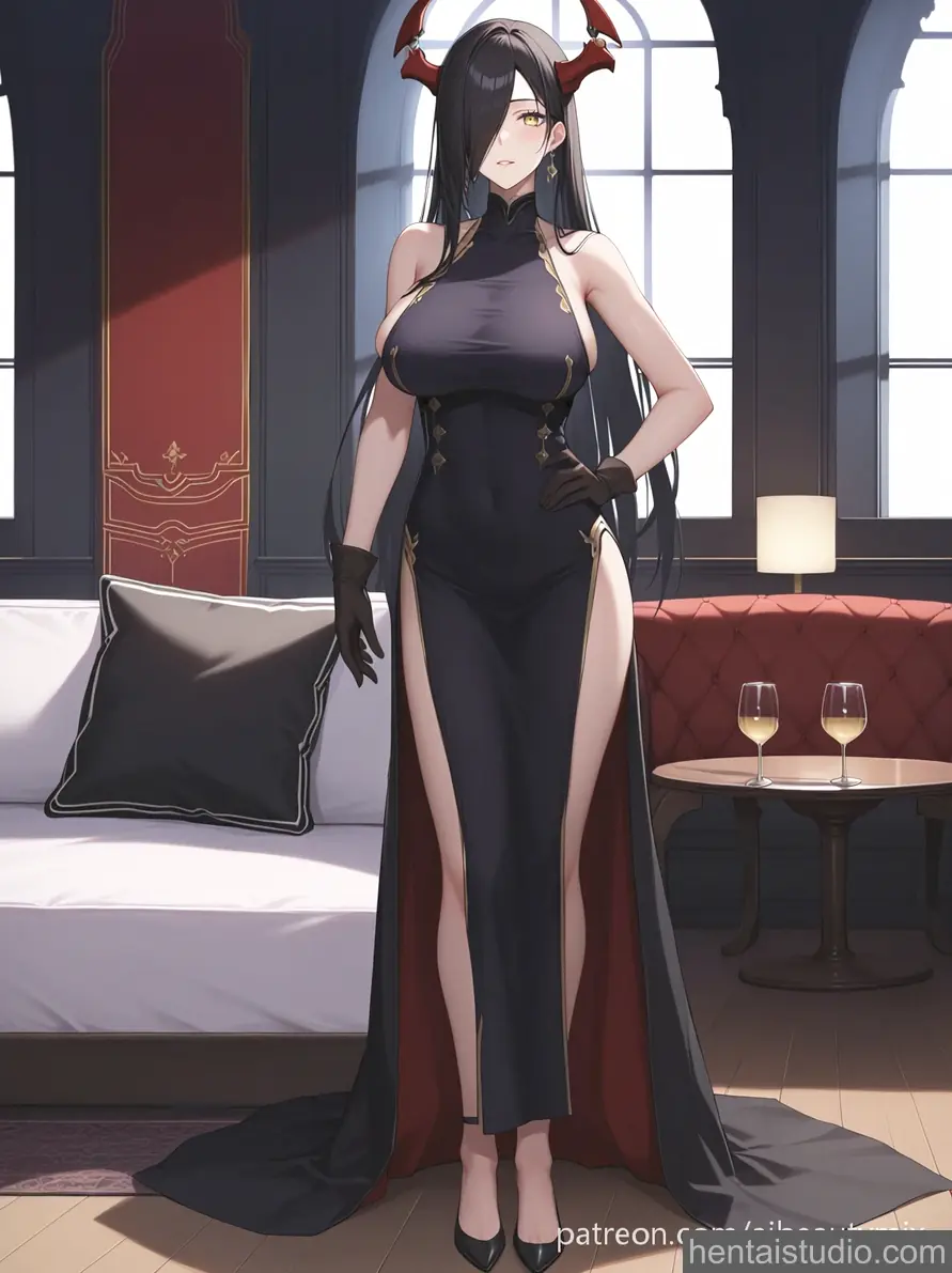 Friedrich Der Grosse from Azur Lane hentai art 1 of 18