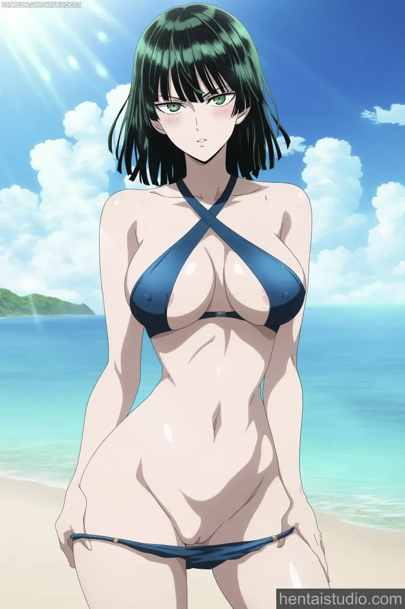 Fubuki from One Punch Man hentai art 10 of 13