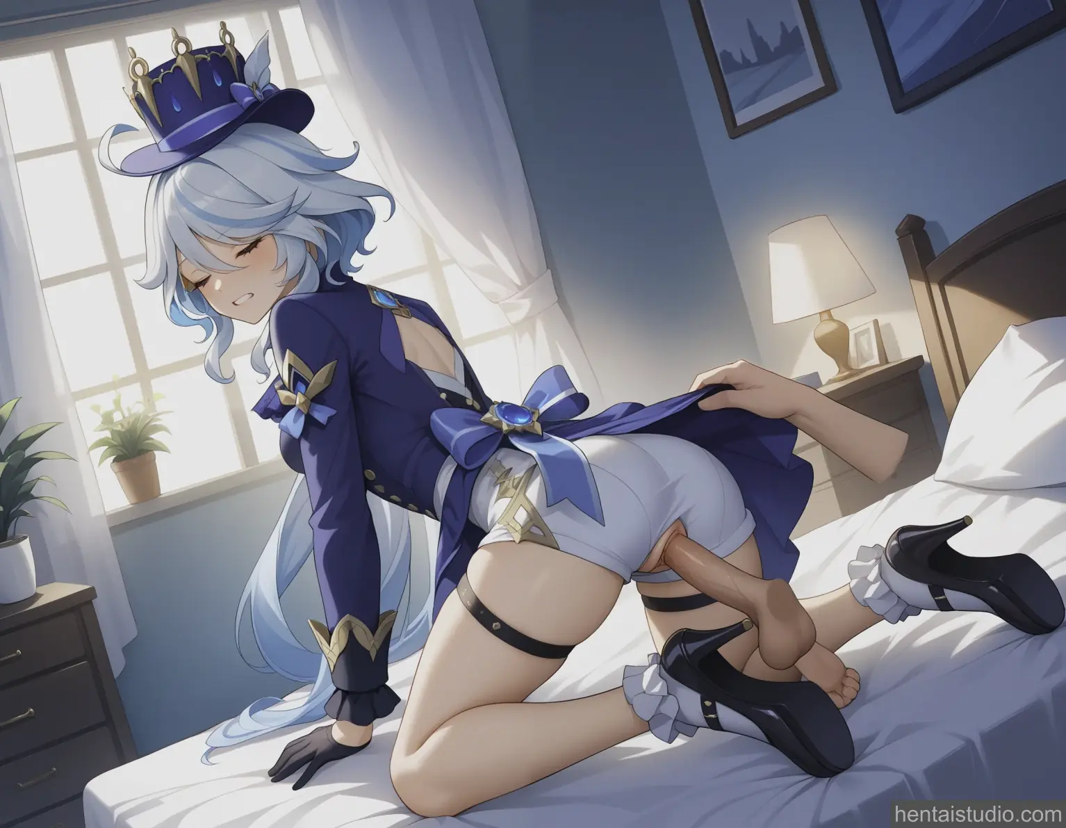 Furina from Genshin Impact hentai art 3 of 10