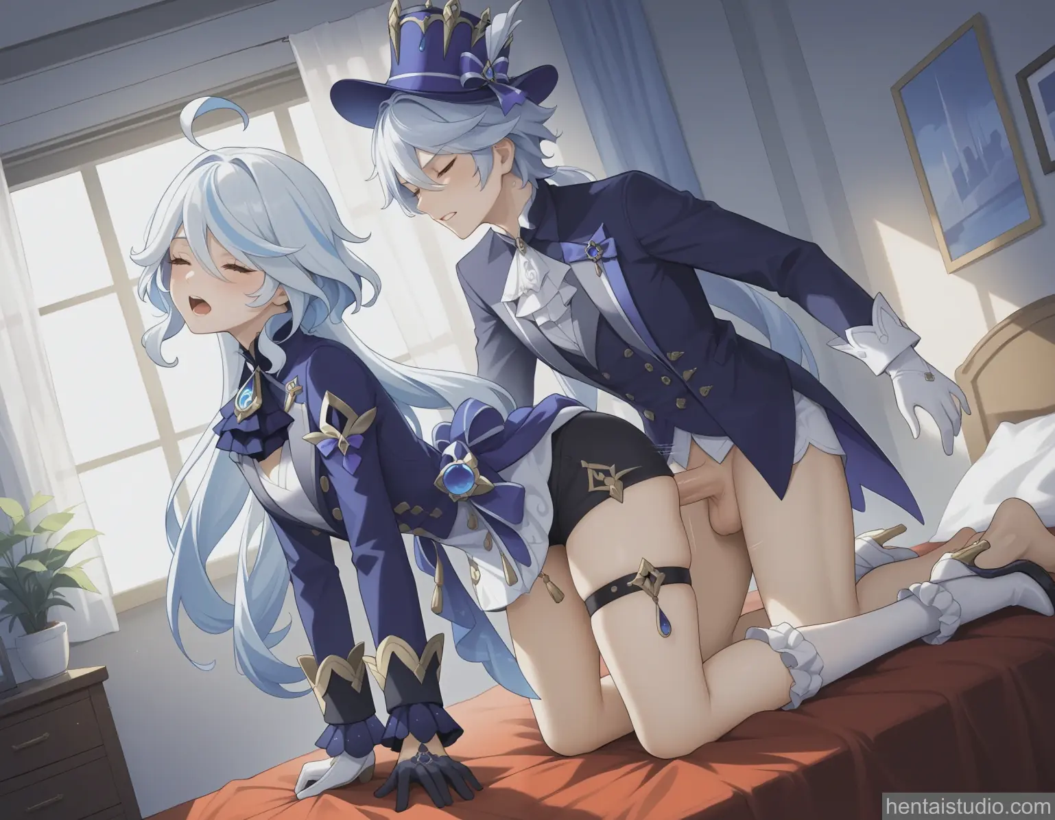 Furina from Genshin Impact hentai art 4 of 10