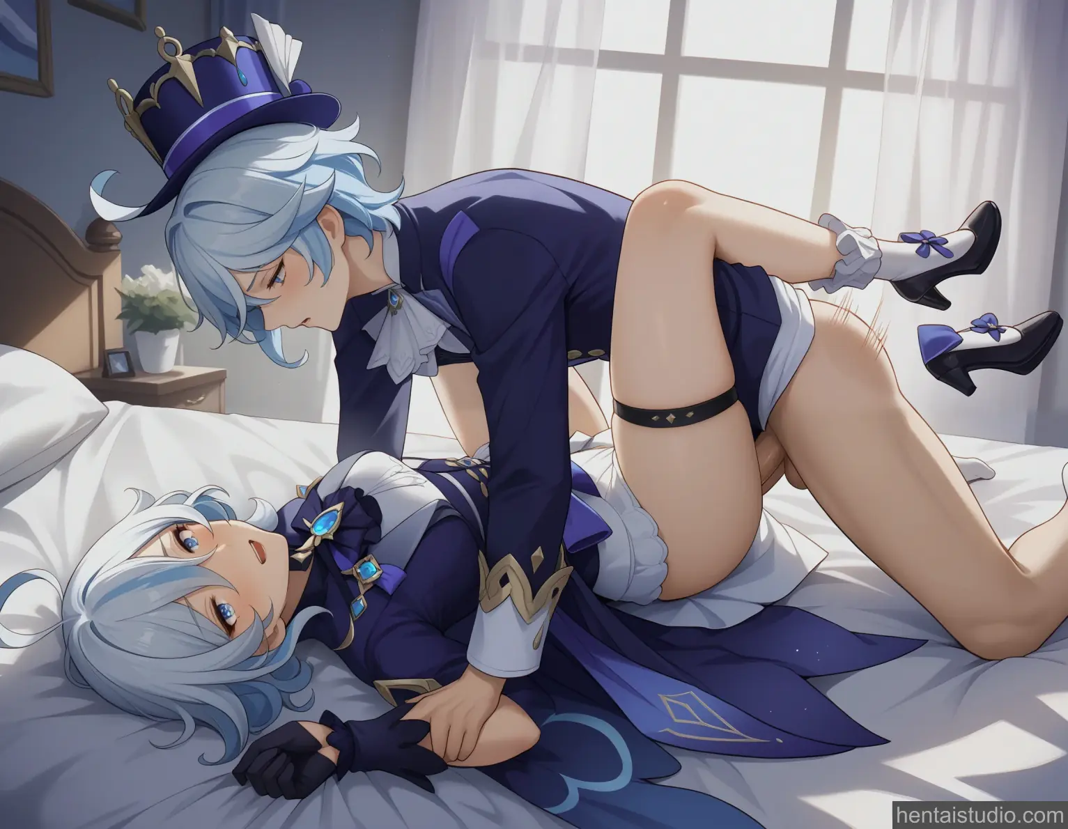 Furina from Genshin Impact hentai art 6 of 10