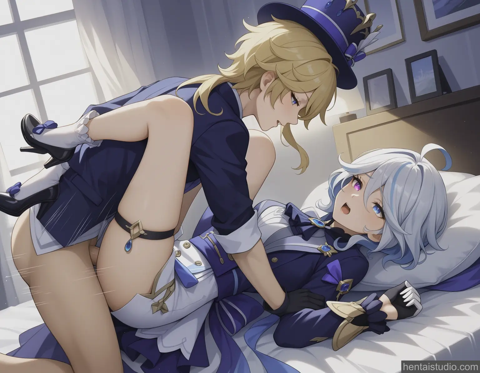 Furina from Genshin Impact hentai art 7 of 10