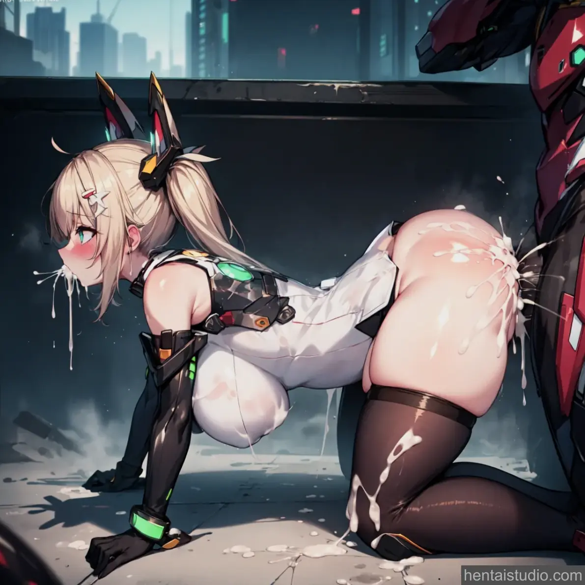 Gene from Phantasy Star hentai art 75 of 116