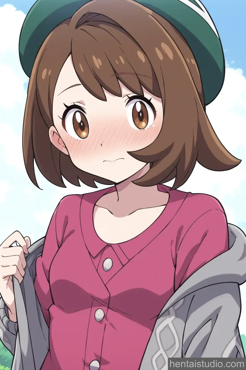 Gloria from Pokemon hentai art 23 of 48