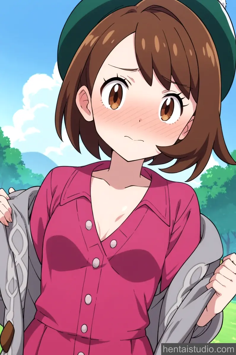 Gloria from Pokemon hentai art 28 of 48