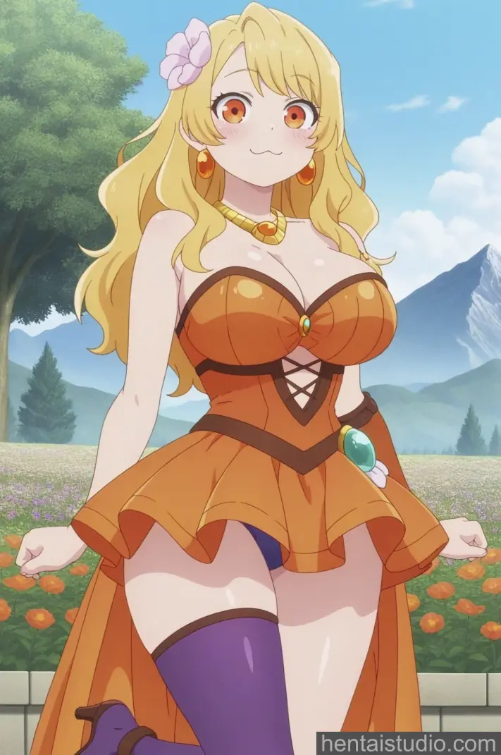 Goa from The Shy Hero And The Assassin Princesses hentai art 13 of 199