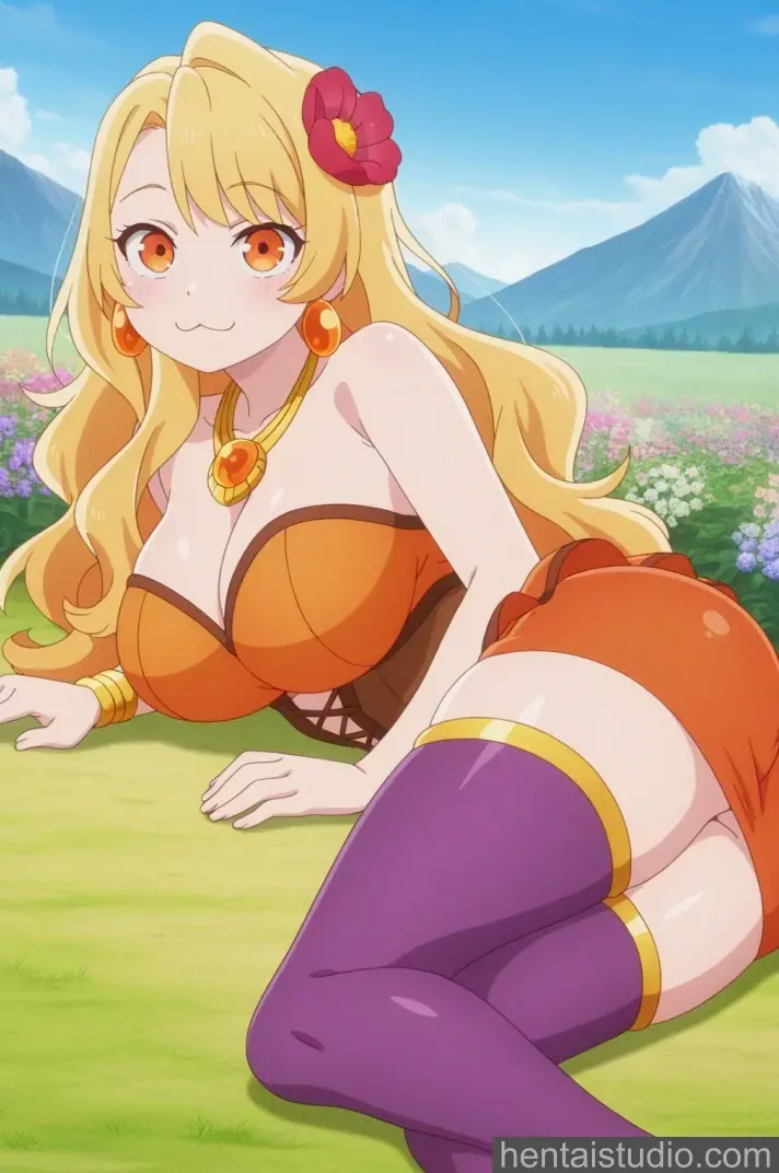 Goa from The Shy Hero And The Assassin Princesses hentai art 23 of 199