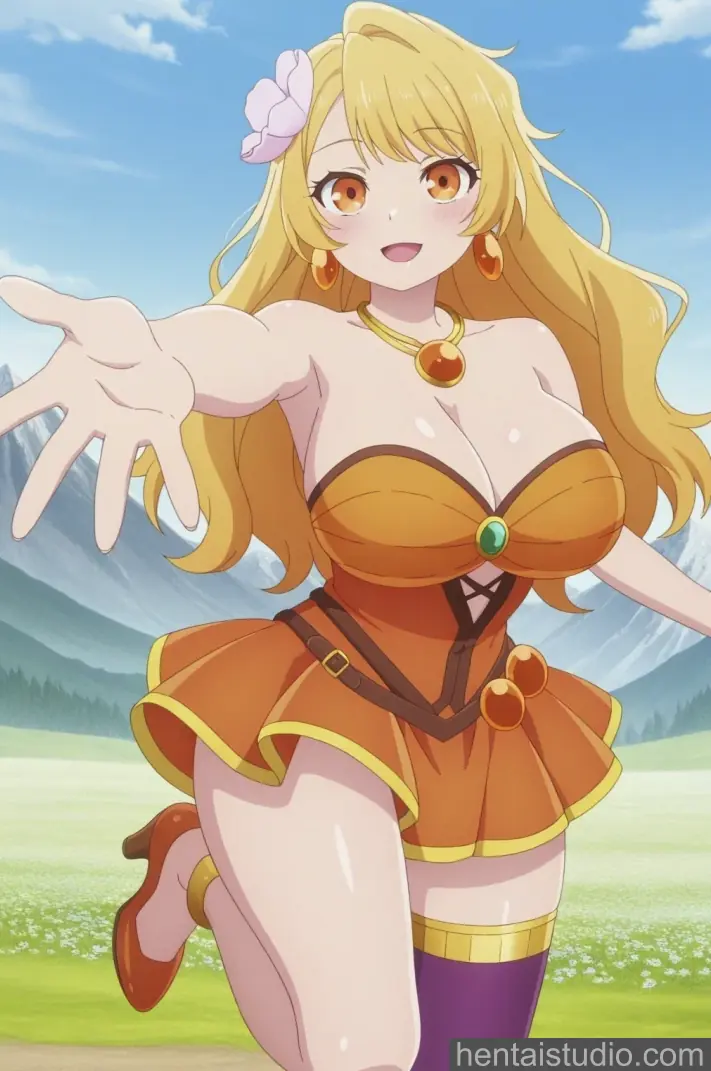 Goa from The Shy Hero And The Assassin Princesses hentai art 25 of 199