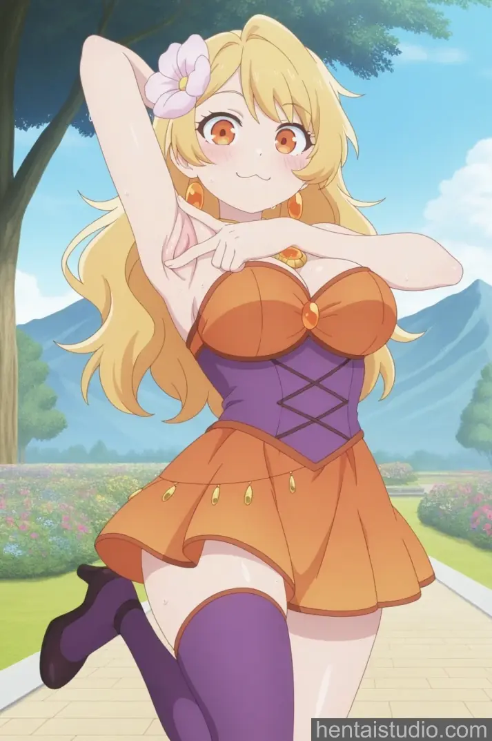 Goa from The Shy Hero And The Assassin Princesses hentai art 28 of 199