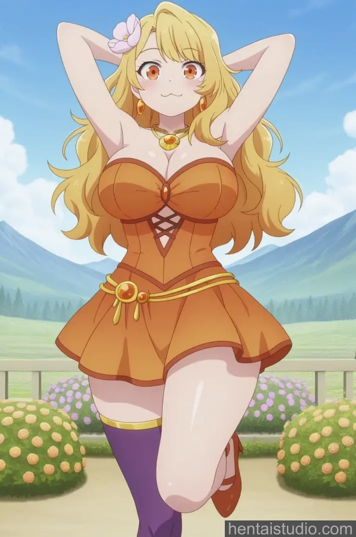 Goa from The Shy Hero And The Assassin Princesses hentai art 30 of 199