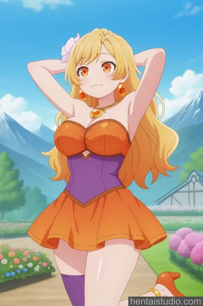 Goa from The Shy Hero And The Assassin Princesses hentai art 32 of 199