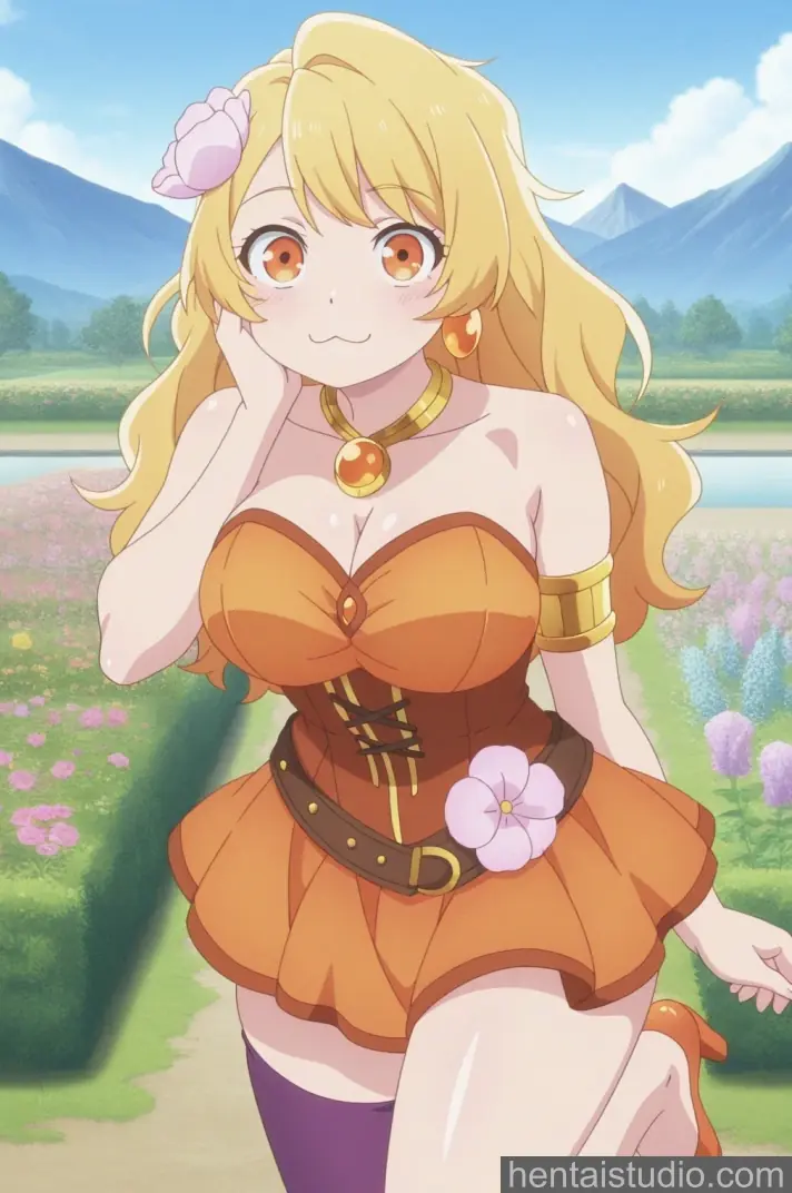 Goa from The Shy Hero And The Assassin Princesses hentai art 34 of 199
